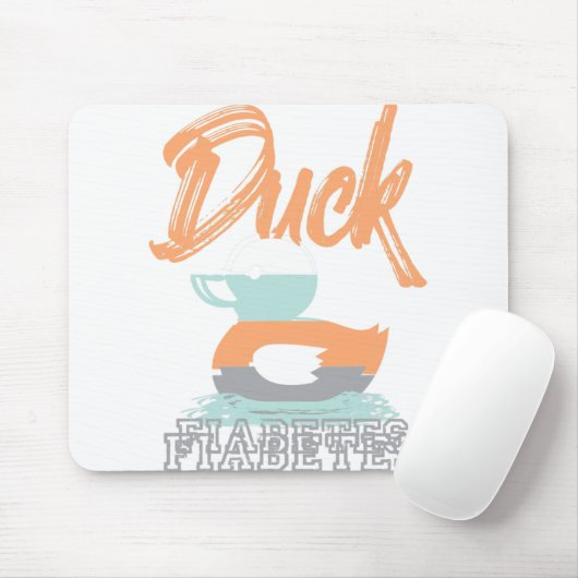 Duck Fiabetes t Diabetes Awareness Day T1D Mousepad (Mit Mouse)