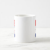 Duck Firequacker Patriotic Funny Independence 4. Kaffeetasse (Mittel)