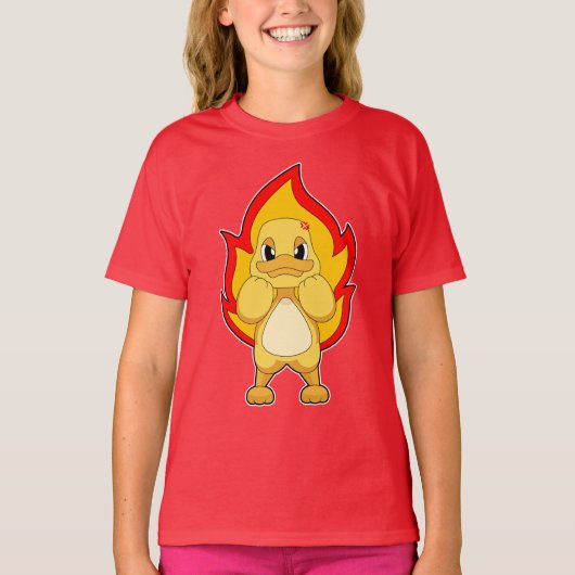 Duck Flame T-Shirt (Vorderseite)