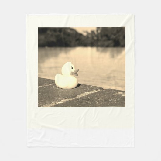 Duck Foto Blanket Fleecedecke (Vorderseite)