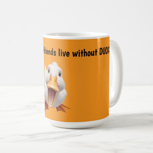 Duck Friends Kaffeetasse (VorderseiteRechts)