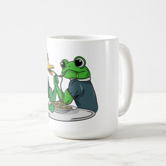 Duck & Frog Kaffeetasse (VorderseiteRechts)