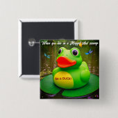 Duck Frog Swamp Button (Vorne & Hinten)