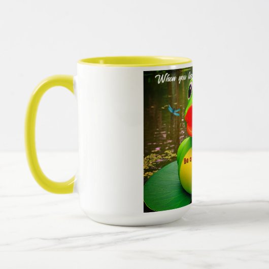 Duck Frog Swamp Custom Coffee Mugs Tasse (Links)