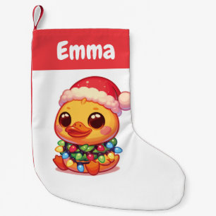 Duck Frohe Weihnachts Winter Tiere Niedlich Ducks Kleiner Weihnachtsstrumpf