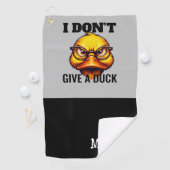 Duck Funny Face Golfhandtuch (Insitu)