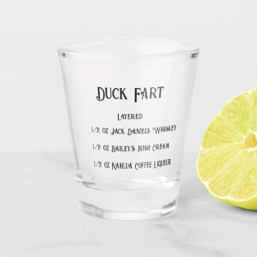 Duck Furz Novelty Schnapsglas (Vorderseite)