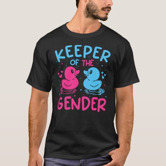 Duck Gender Reveal Keeper of the Gender Baby Annou T-Shirt (Vorderseite)
