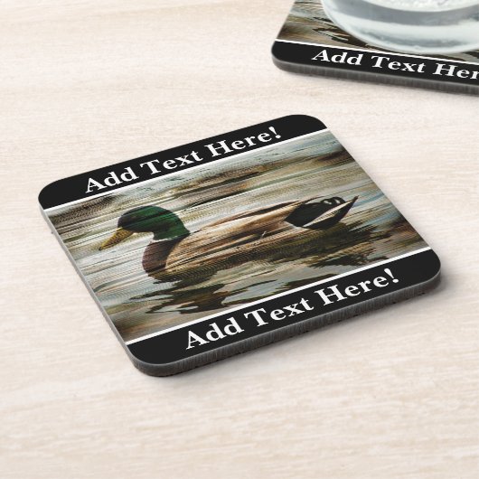 Duck Getränkeuntersetzer (Linke Seite)