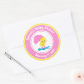 Duck Girl Baby Shooting Gastgeschenk Stickers (Umschlag)
