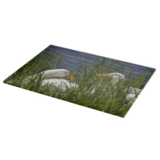 Duck Glass Cutting Board Schneidebrett (Ecke)