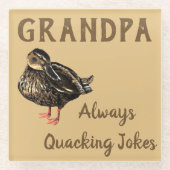 Duck Glass Untersetzer (Vorderseite)