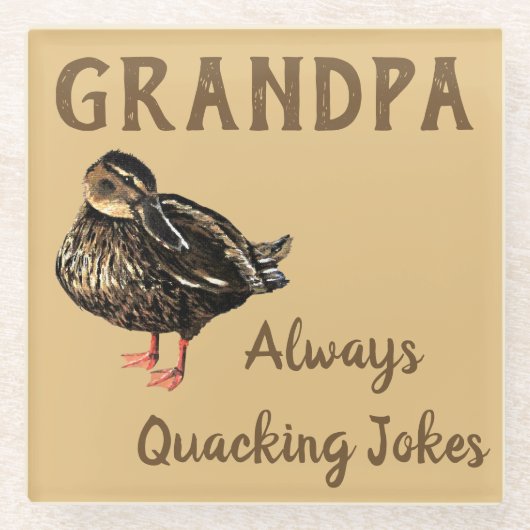 Duck Glass Untersetzer (Vorderseite)