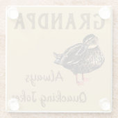 Duck Glass Untersetzer (Rückseite)