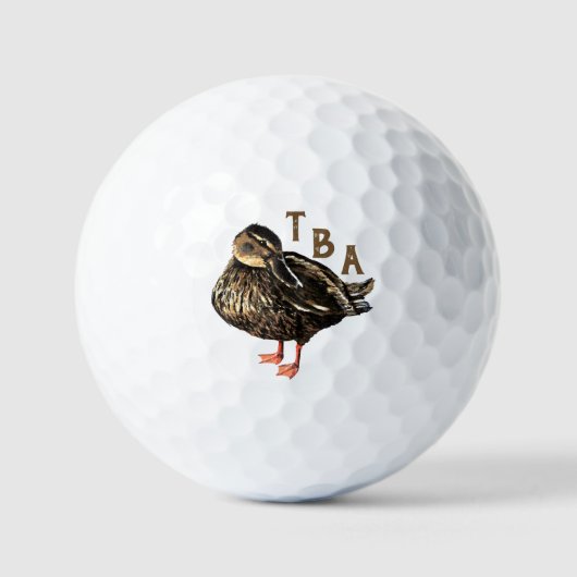 Duck Golf Balls Golfball (Vorderseite)