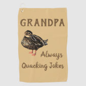 Duck Golf Handtuch (Vorderseite)