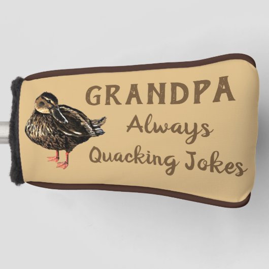 Duck Golf Putter Head Cover Golf Headcover (Vorderseite)