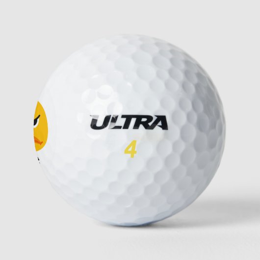 Duck golfer ist golfend golfball (Logo)