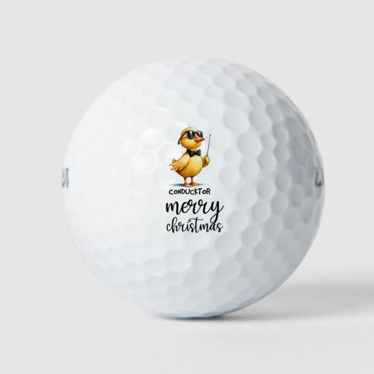 Duck golfer ist golfend golfball (Vorderseite)