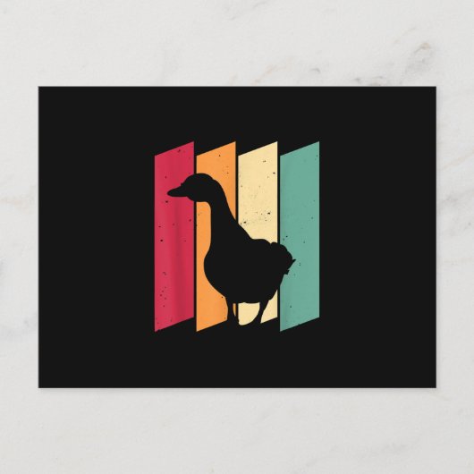 Duck Goose Bauer Gift Ankündigungspostkarte (Vorderseite)