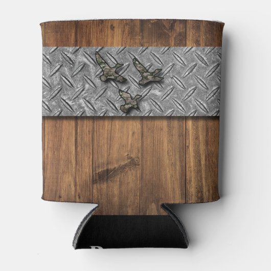 Duck Goose Hunter Image Add Individuelle Name Dosenkühler (Vorderseite)