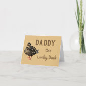 Duck Greeting Card Karte (Vorderseite)