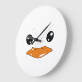 Duck Große Wanduhr (Winkel)