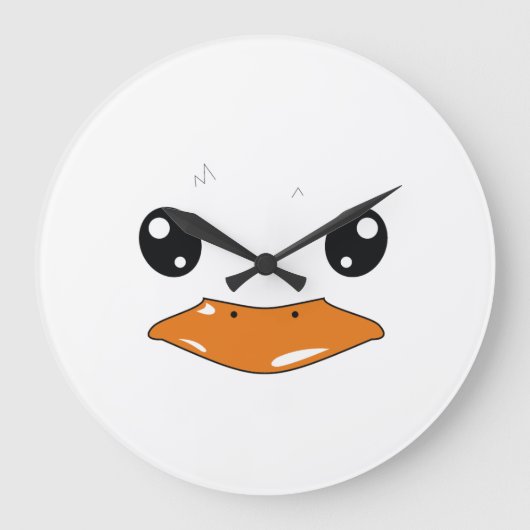 Duck Große Wanduhr (Vorderseite)