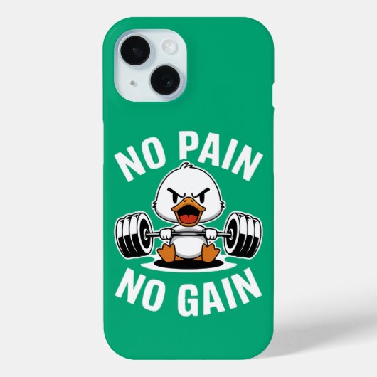 Duck Gym Design | Funny Fitness Artwork Case-Mate iPhone Hülle (Rückseite)