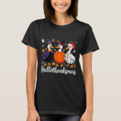 Duck Halloween Thanksgiving Christmas Happy Hallot T-Shirt (Vorderseite)