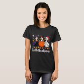 Duck Halloween Thanksgiving Christmas Happy Hallot T-Shirt (Vorne ganz)