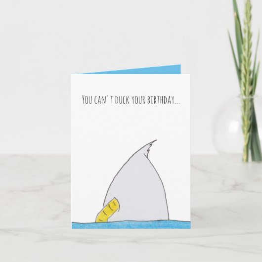 Duck Happy Birthday Card Karte (Vorderseite)