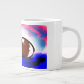 Duck Happy Vatertag Jumbo-Tasse (Rechts)