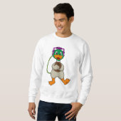 Duck Headphone Music Sweatshirt (Vorne ganz)