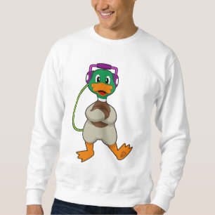 Duck Headphone Music Sweatshirt