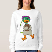 Duck Headphone Music Sweatshirt (Vorderseite)