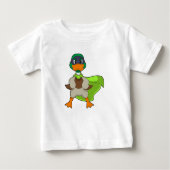 Duck Hero Cape Baby T-shirt (Vorderseite)