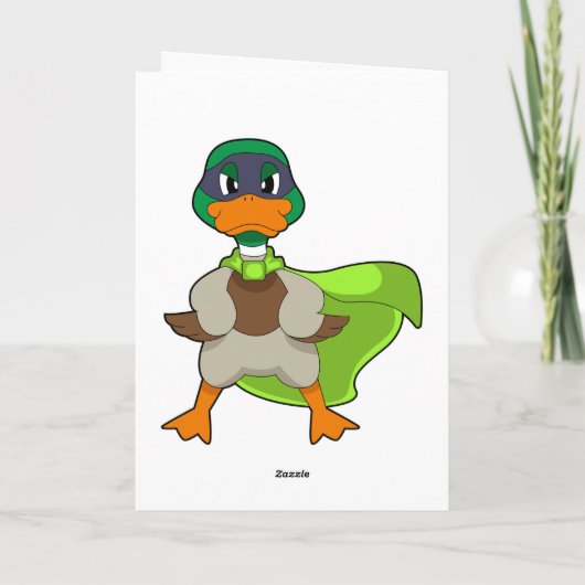 Duck Hero Cape Karte (Rückseite)
