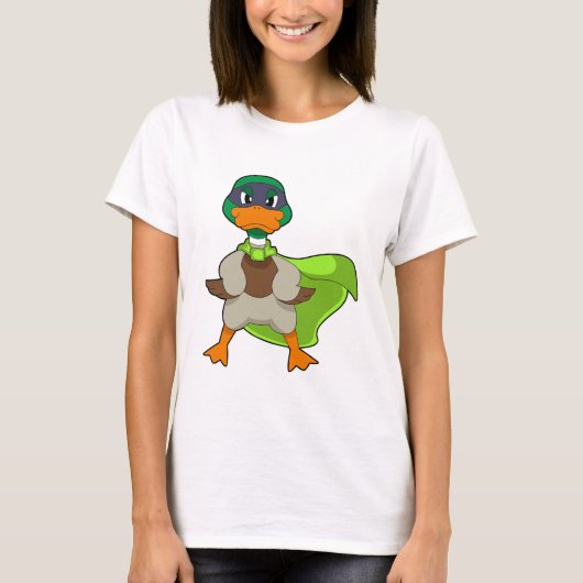 Duck Hero Cape T-Shirt (Vorderseite)