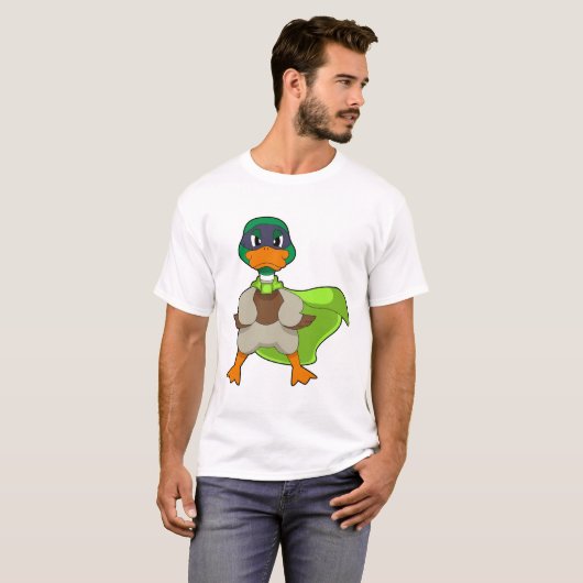 Duck Hero Cape T-Shirt (Vorne ganz)