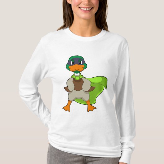 Duck Hero Cape T-Shirt (Vorderseite)