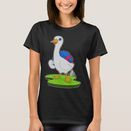 Duck Hiker Backpack T-Shirt (Vorderseite)