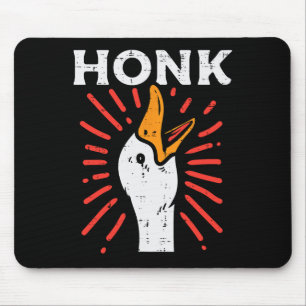 Duck Honk Funny Quack Goose Chicken Meme Men Damen Mousepad