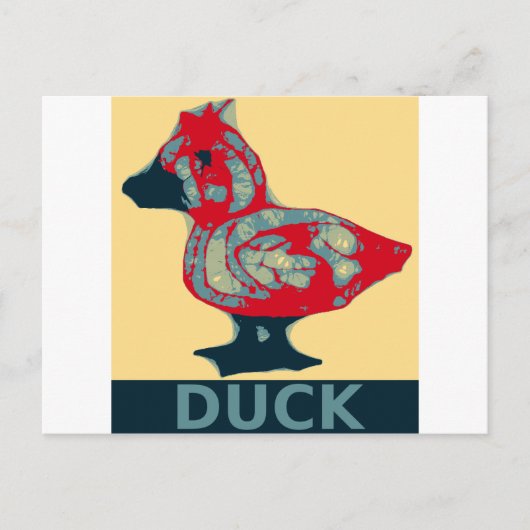 Duck Hope Postkarte (Vorderseite)