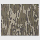 Duck Hunter Dog Forest Waterfowl Bottomland Camouf Geschenkpapier (Flach)