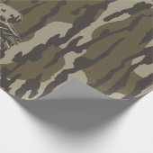 Duck Hunter Dog Forest Waterfowl Bottomland Camouf Geschenkpapier (Ecke)