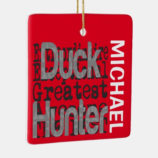 Duck Hunter Extraordinaire CUSTOM Keramikornament (Rechts)