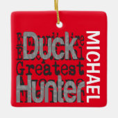 Duck Hunter Extraordinaire CUSTOM Keramikornament (Vorderseite)