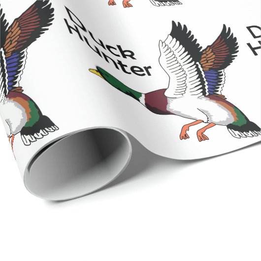 Duck Hunter Geschenkpapier (Rolleneckpunkt)