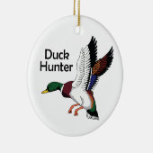 Duck Hunter Keramik Ornament (Rechts)